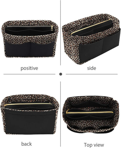 Felt Purse Organizer Insert, Tote Bag Shaper Dividers with 5 Sizes