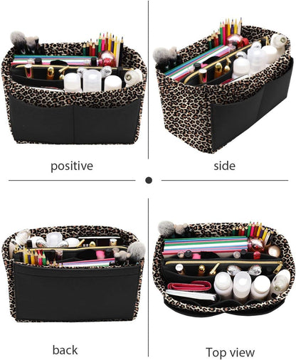 Felt Purse Organizer Insert, Tote Bag Shaper Dividers with 5 Sizes