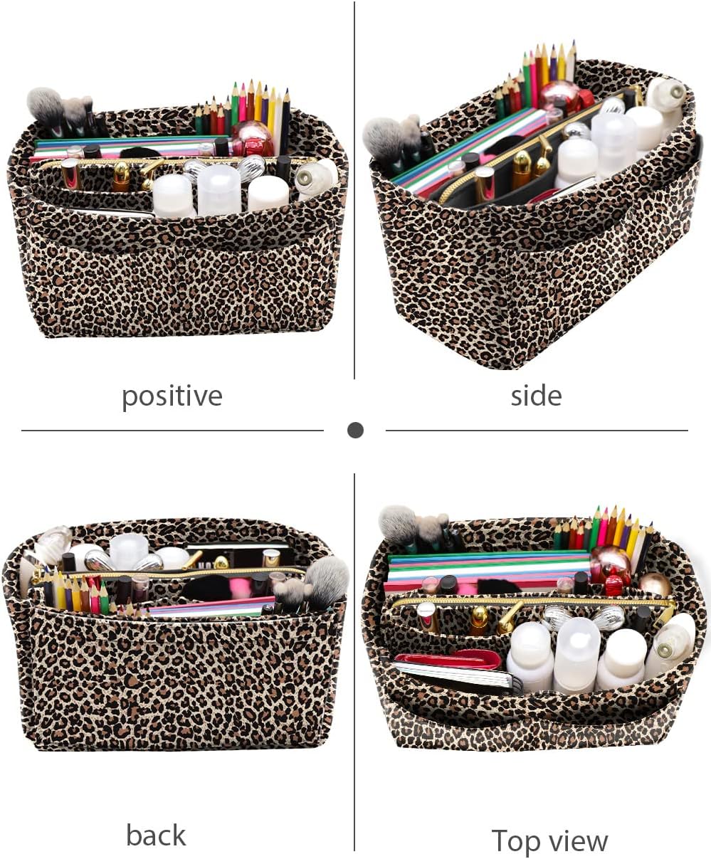 Felt Purse Organizer Insert, Tote Bag Shaper Dividers with 5 Sizes