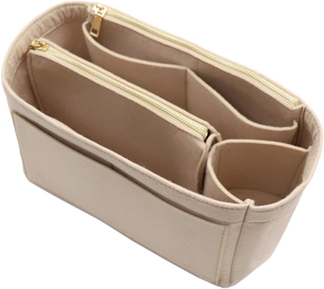 Felt Purse Organizer Insert, Tote Bag Shaper Dividers with 5 Sizes