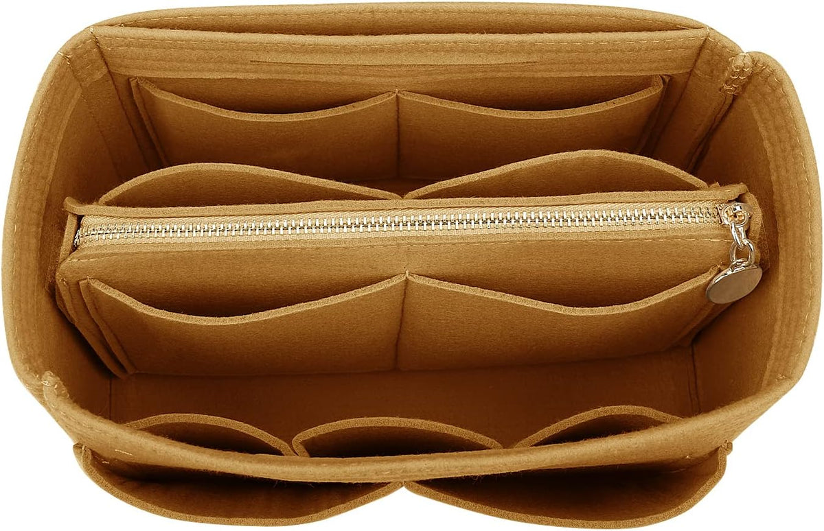 Felt Purse Organizer Insert, Tote Bag Shaper Dividers with 5 Sizes