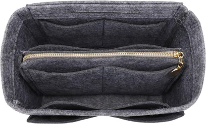 Felt Purse Organizer Insert, Tote Bag Shaper Dividers with 5 Sizes