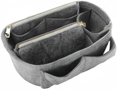 Felt Purse Organizer Insert, Tote Bag Shaper Dividers with 5 Sizes