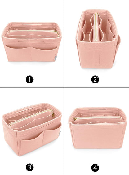 Felt Purse Organizer Insert, Tote Bag Shaper Dividers with 5 Sizes