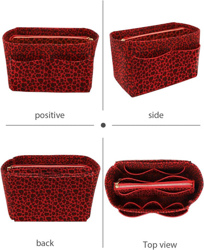Felt Purse Organizer Insert, Tote Bag Shaper Dividers with 5 Sizes
