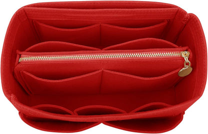 Felt Purse Organizer Insert, Tote Bag Shaper Dividers with 5 Sizes