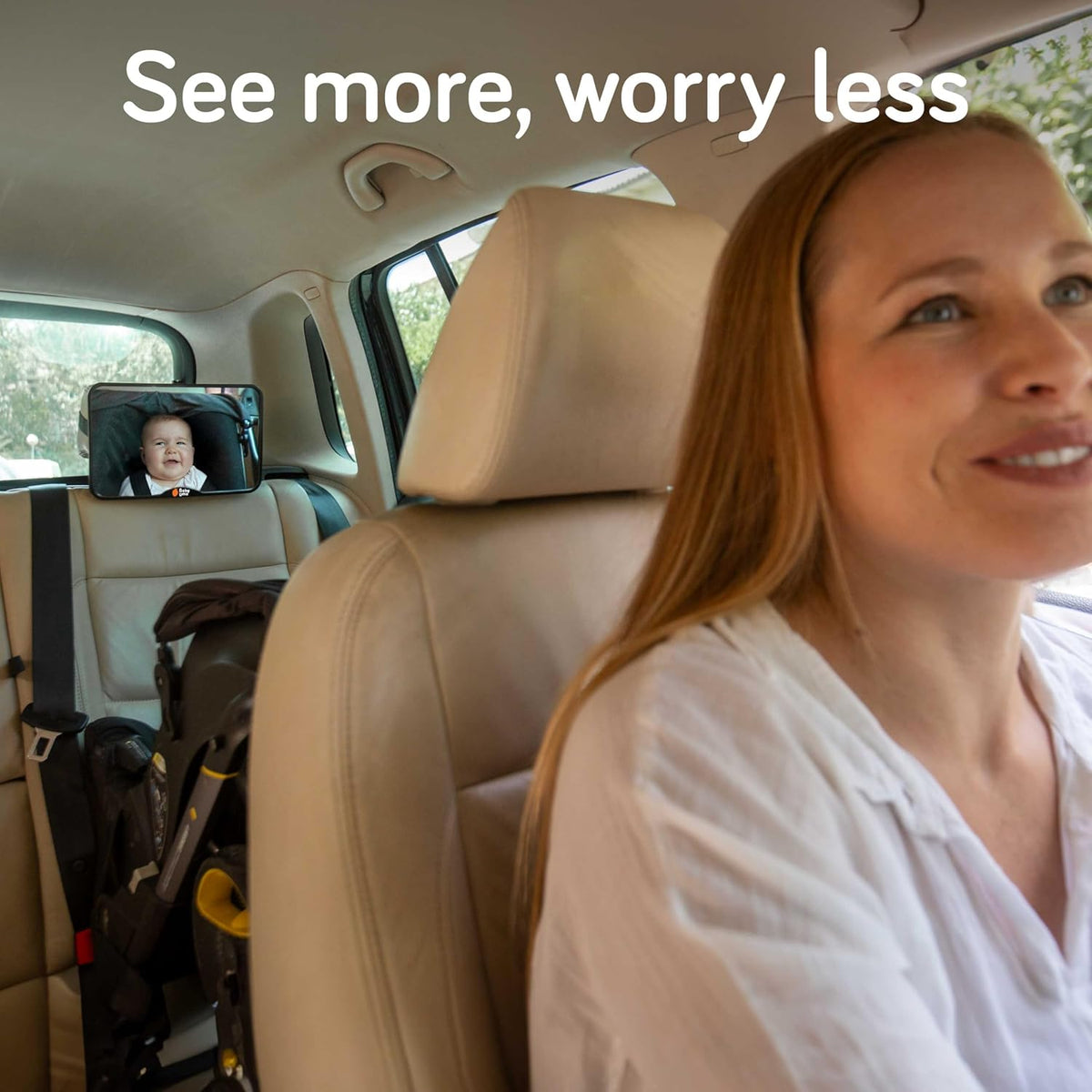 Baby Car Mirror – Shatterproof Backseat Accessory for Rear Facing Infant, Clear Wide View Design for Safe Travel Monitoring