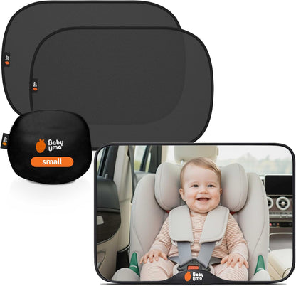 Baby Car Mirror – Shatterproof Backseat Accessory for Rear Facing Infant, Clear Wide View Design for Safe Travel Monitoring