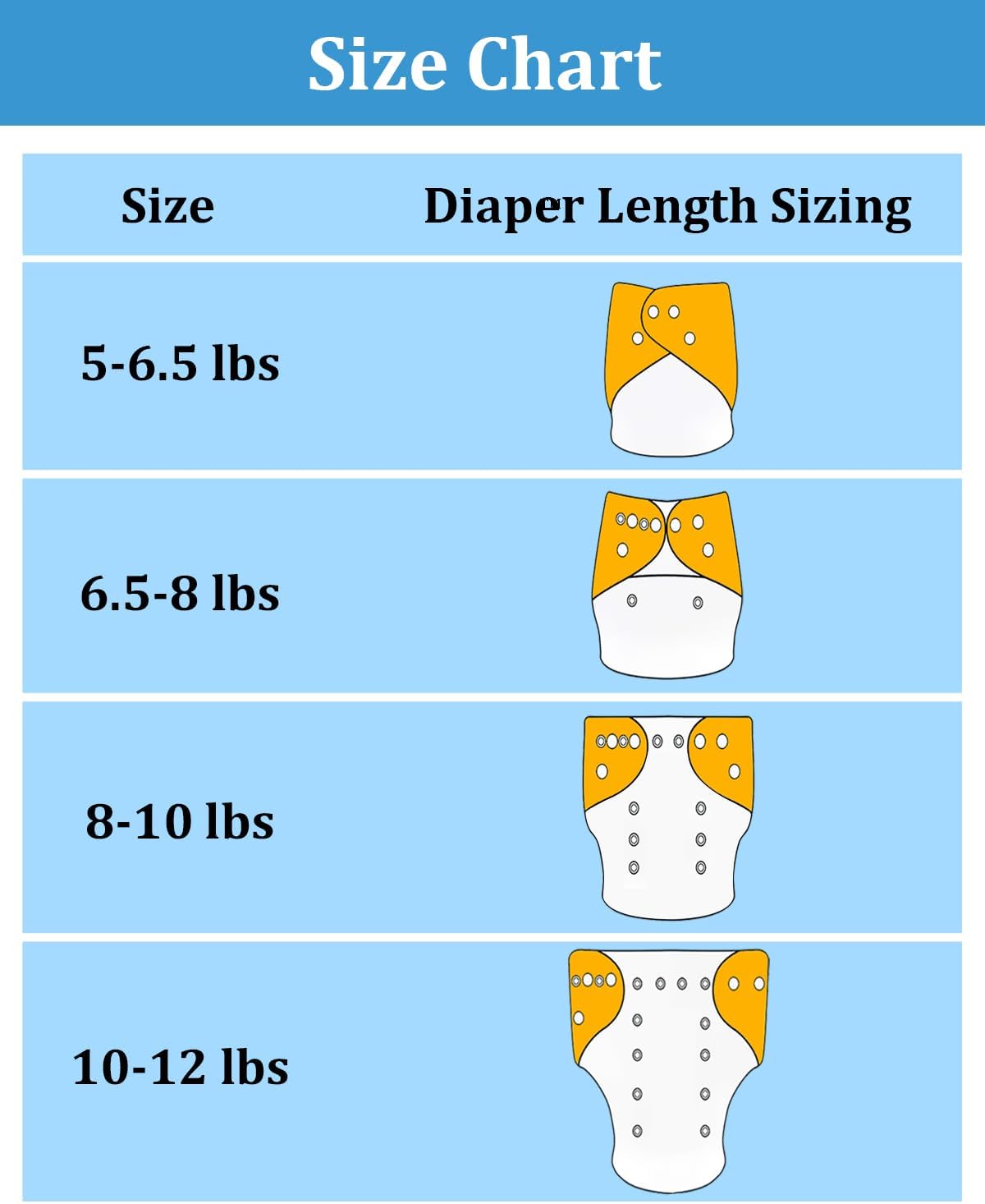 Boho Newborn Cloth Diapers Pack of 13 for 5-12lbs Preemie, Cloth Diaper Covers 6 Pack with 6pcs Inserts and Wet Bag, Reusable Washable & Waterproof