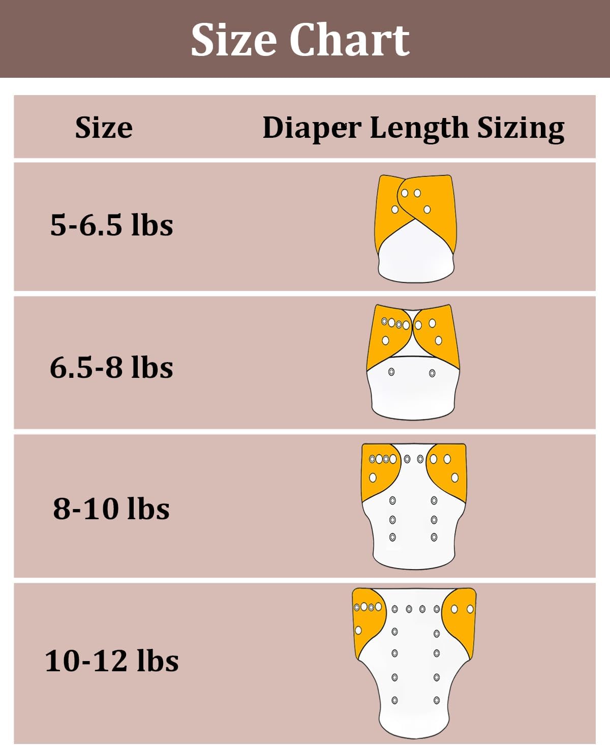 Boho Newborn Cloth Diapers Pack of 13 for 5-12lbs Preemie, Cloth Diaper Covers 6 Pack with 6pcs Inserts and Wet Bag, Reusable Washable & Waterproof