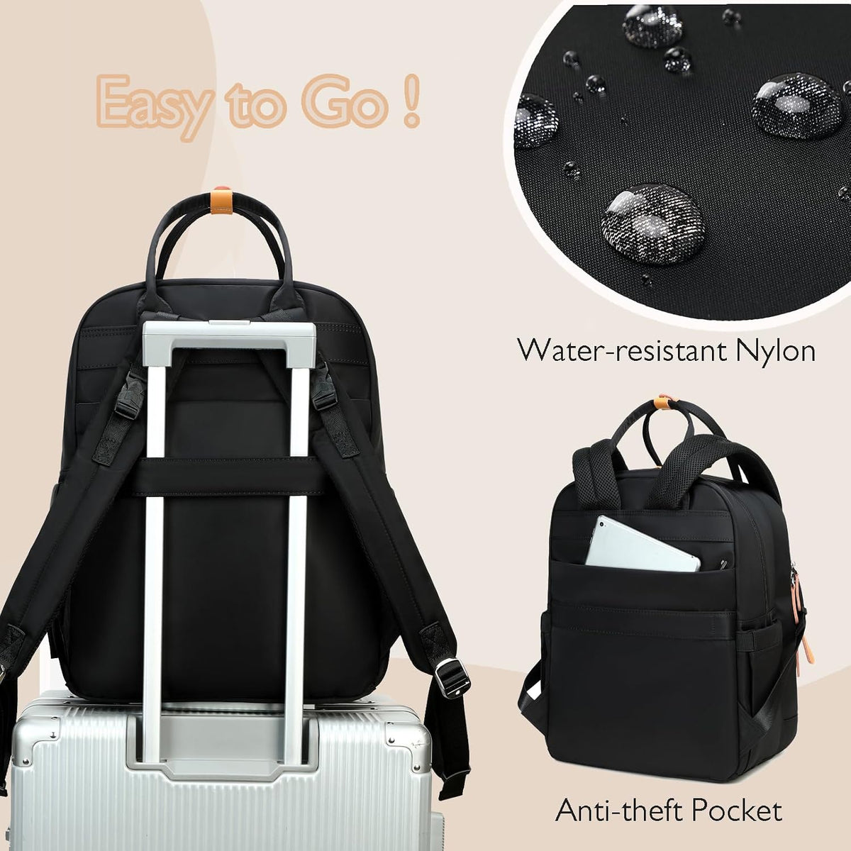 18 Pockets Large Diaper Bag Backpack, XL