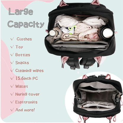 18 Pockets Large Diaper Bag Backpack, XL