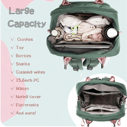 18 Pockets Large Diaper Bag Backpack, XL