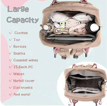 18 Pockets Large Diaper Bag Backpack, XL