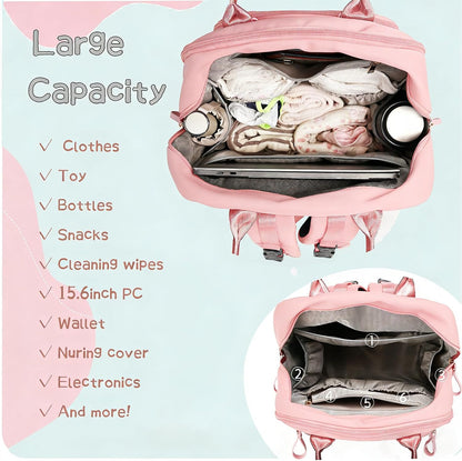 18 Pockets Large Diaper Bag Backpack, XL