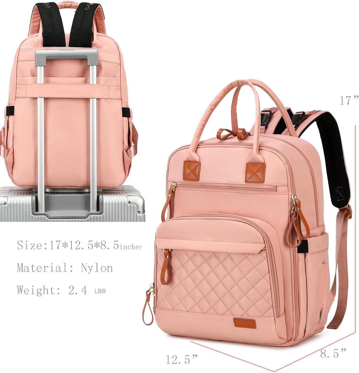 18 Pockets Large Diaper Bag Backpack, XL