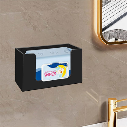 Wipe Holder Wall Mount Dispenser for Bathroom Tissue Box Acrylic Clear