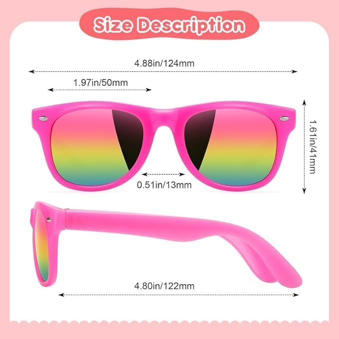 Baby Infant & Toddler Sunglasses with Strap, Boys & Girls 0-24Months, UV400
