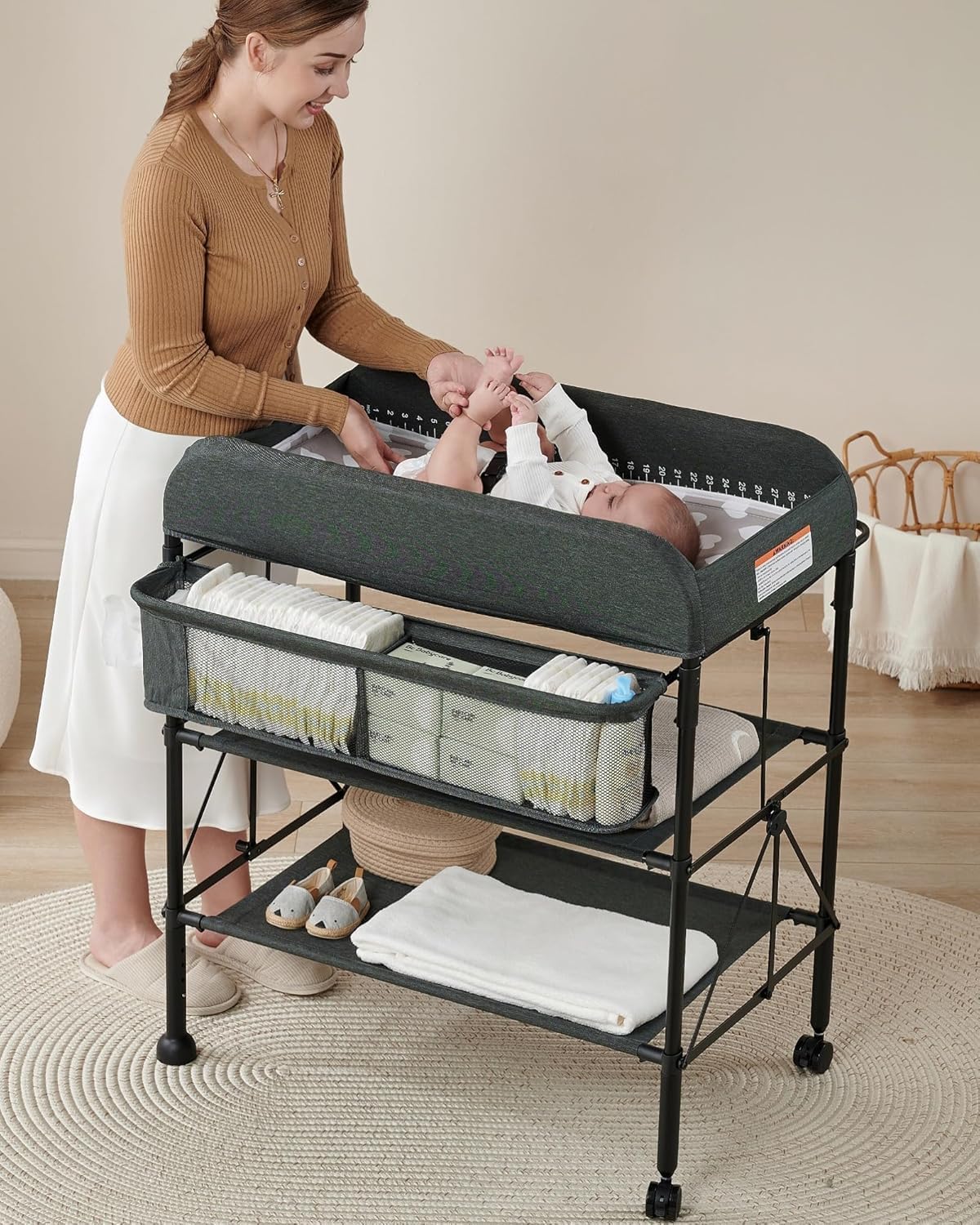 Diaper Changing Station, Portable Baby Changing Table