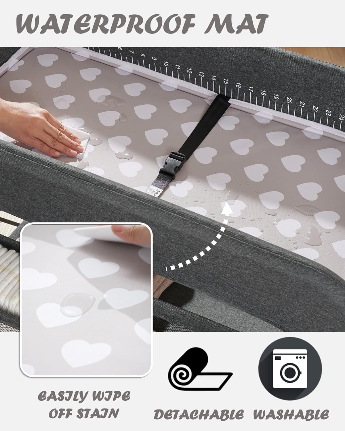 Diaper Changing Station, Portable Baby Changing Table
