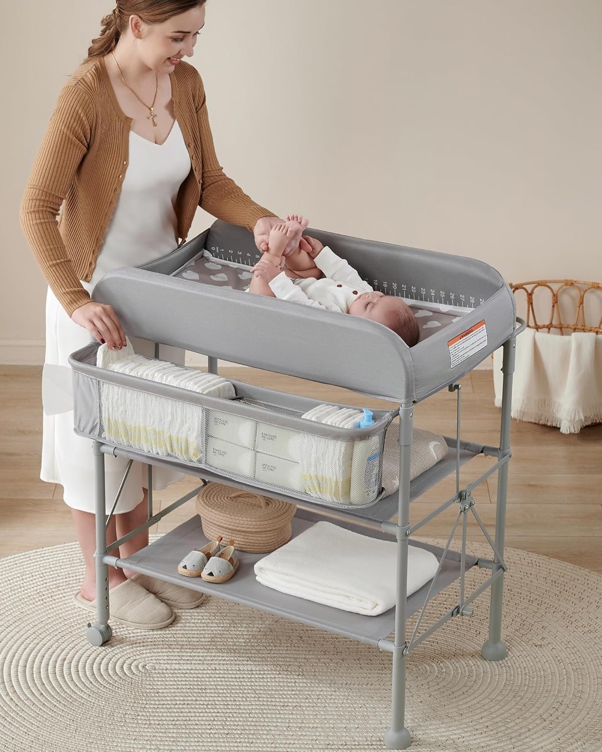 Diaper Changing Station, Portable Baby Changing Table