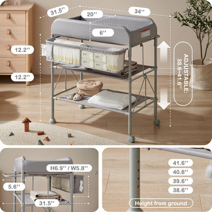 Diaper Changing Station, Portable Baby Changing Table