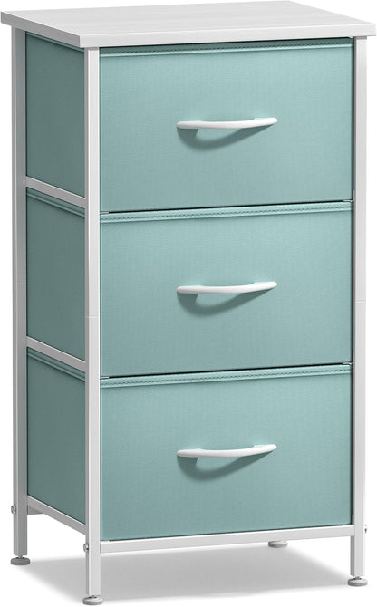 Dresser for Kids Bedroom, Fabric Drawers (5 Drawer, Pastel)