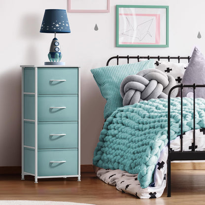 Dresser for Kids Bedroom, Fabric Drawers (5 Drawer, Pastel)