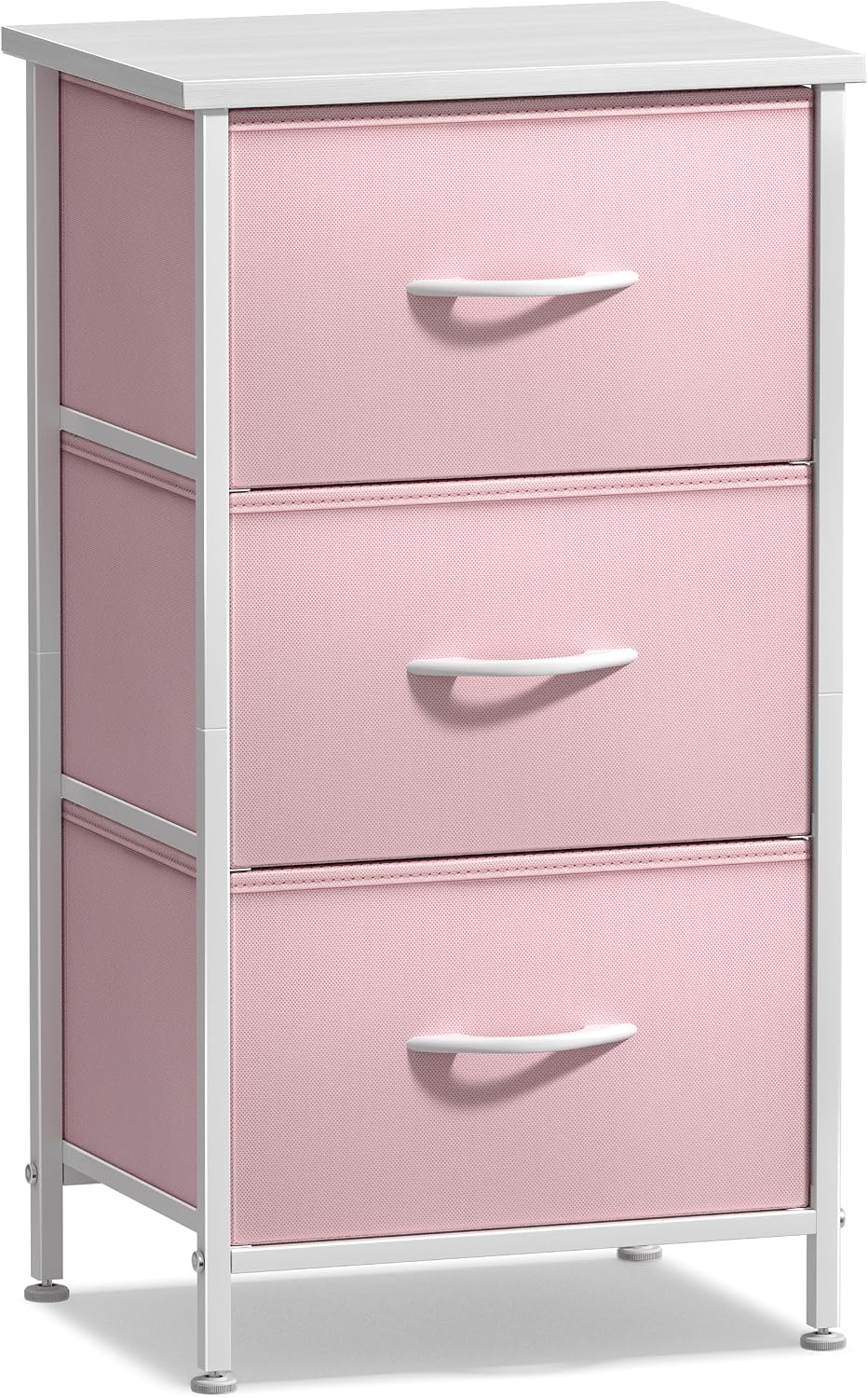 Dresser for Kids Bedroom, Fabric Drawers (5 Drawer, Pastel)