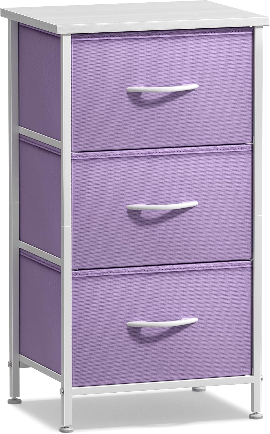 Dresser for Kids Bedroom, Fabric Drawers (5 Drawer, Pastel)