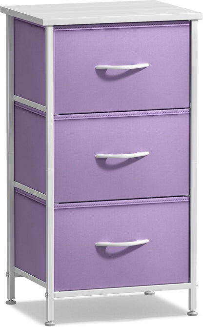 Dresser for Kids Bedroom, Fabric Drawers (5 Drawer, Pastel)