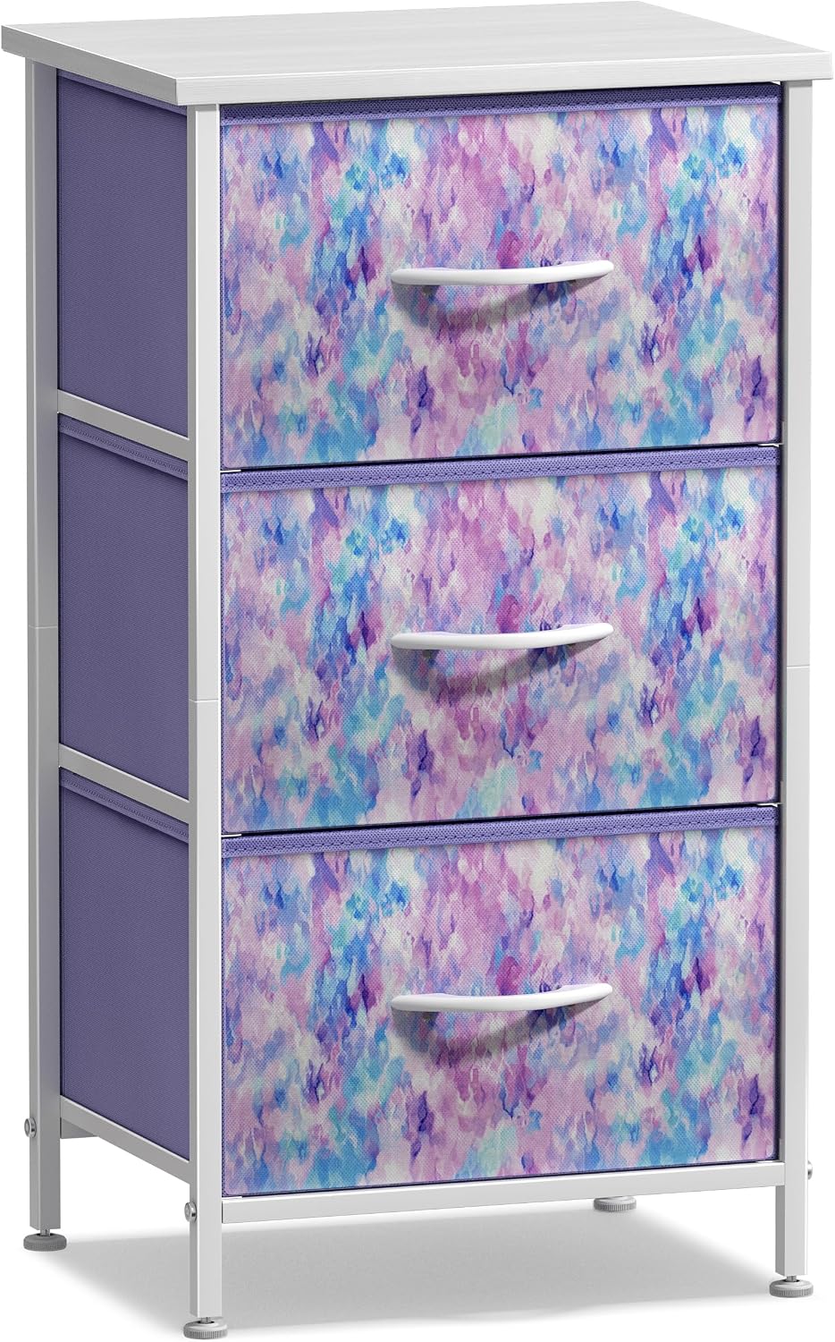 Dresser for Kids Bedroom, Fabric Drawers (5 Drawer, Pastel)