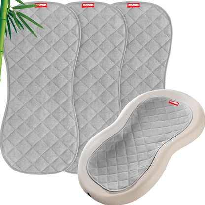 Quilted Thicker Changing Pad Liners White, 3 Pack