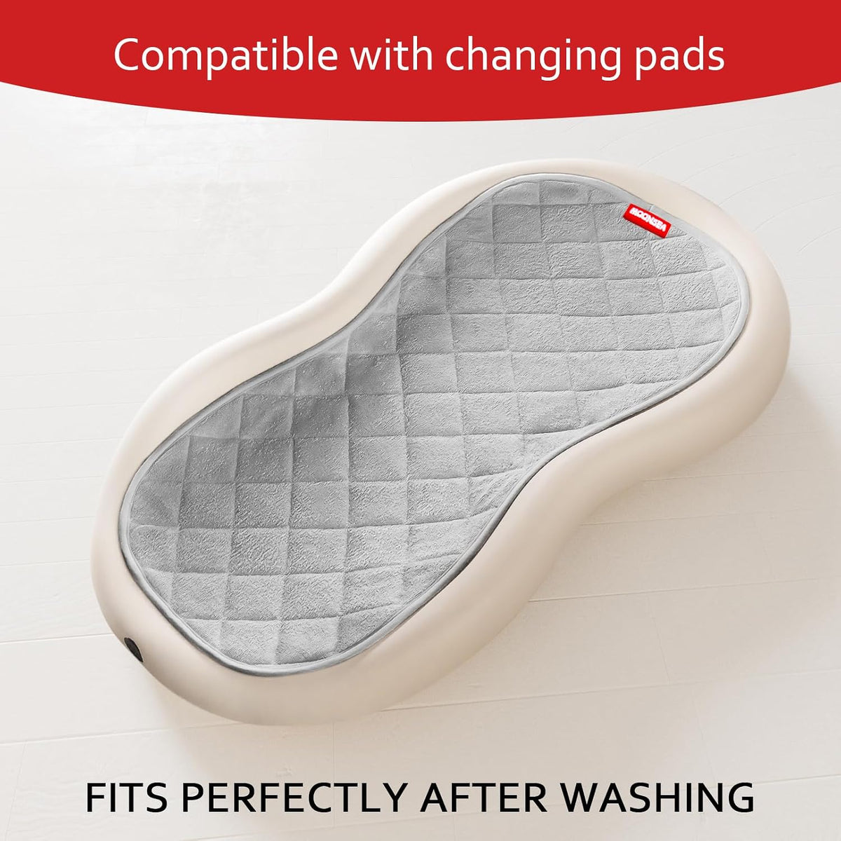 Quilted Thicker Changing Pad Liners White, 3 Pack