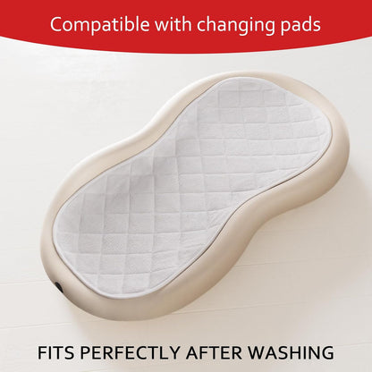 Quilted Thicker Changing Pad Liners White, 3 Pack