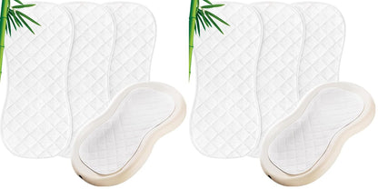 Quilted Thicker Changing Pad Liners White, 3 Pack