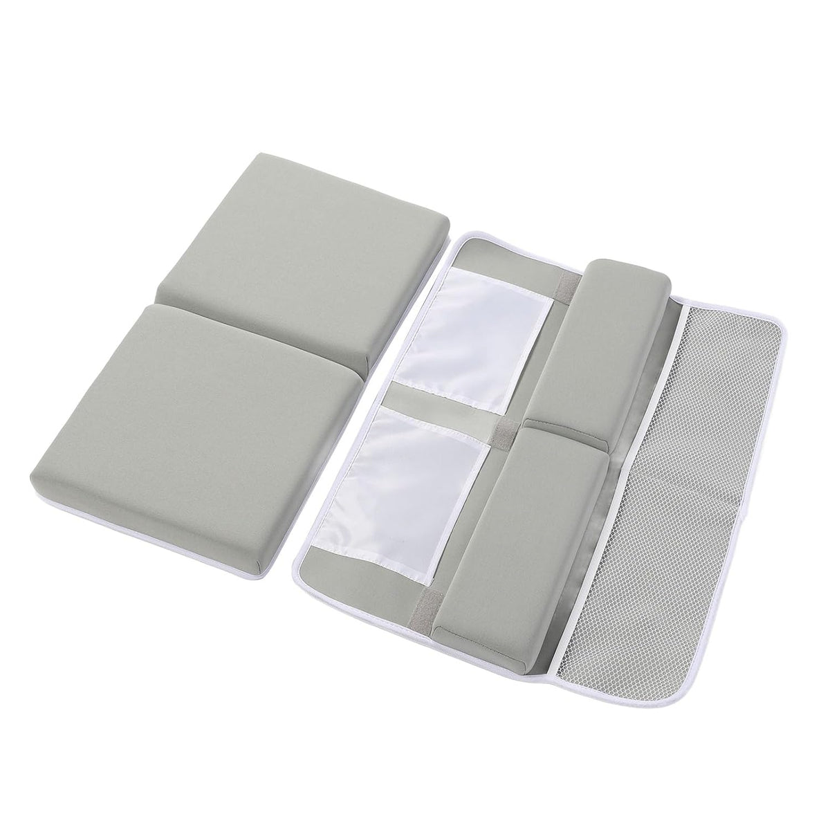 Bath Kneeler and Elbow Rest Pad Set Non Slip Quickly Drying Thick Baby Bath Kneeler Pads with Large Pocket