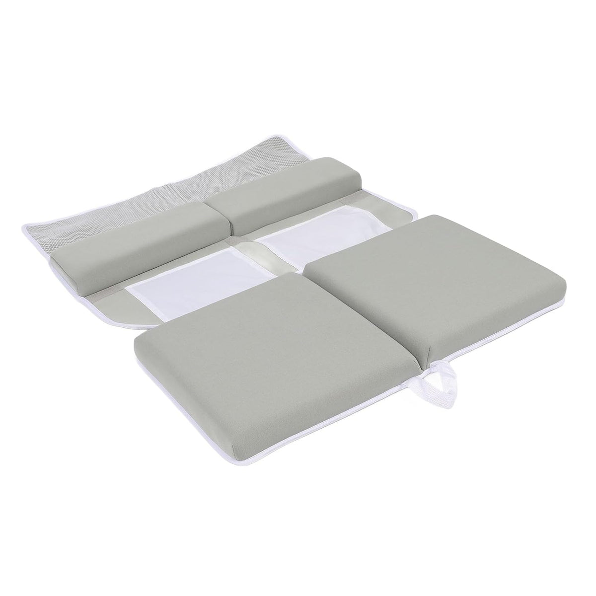 Bath Kneeler and Elbow Rest Pad Set Non Slip Quickly Drying Thick Baby Bath Kneeler Pads with Large Pocket