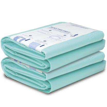 Classic Diaper Pail Biodegradable Refills | 2 Count | Most Economical Refill System | Quick & Easy to Replace | No Preset Bag Size Use Only What You Need | Exclusive End-of-Liner Marking