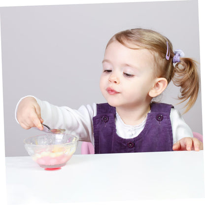 3pcs Non-Slip Suction Bowl Mats - Extra Strong Washable Silicone Pads for Plates & Bowls, Baby Led Weaning, Elderly & Disability Aid (Pink, Green, Blue)