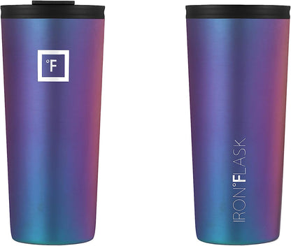 24 oz Classic Insulated Tumbler | Vacuum Insulated Stainless Steel Tumbler with Solid Lid - Double Walled Travel Cup, Sweat Free, BPA Free (Cotton Candy)