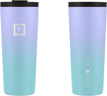 24 oz Classic Insulated Tumbler | Vacuum Insulated Stainless Steel Tumbler with Solid Lid - Double Walled Travel Cup, Sweat Free, BPA Free (Cotton Candy)