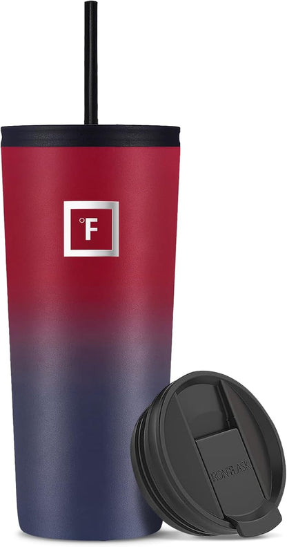 24 oz Classic Insulated Tumbler | Vacuum Insulated Stainless Steel Tumbler with Solid Lid - Double Walled Travel Cup, Sweat Free, BPA Free (Cotton Candy)