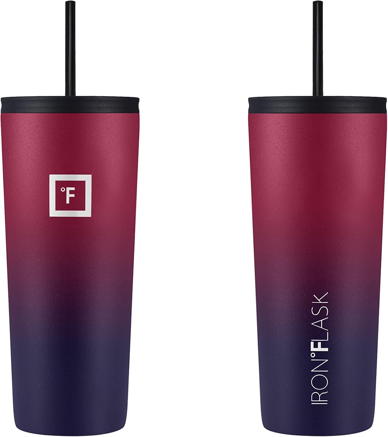 24 oz Classic Insulated Tumbler | Vacuum Insulated Stainless Steel Tumbler with Solid Lid - Double Walled Travel Cup, Sweat Free, BPA Free (Cotton Candy)