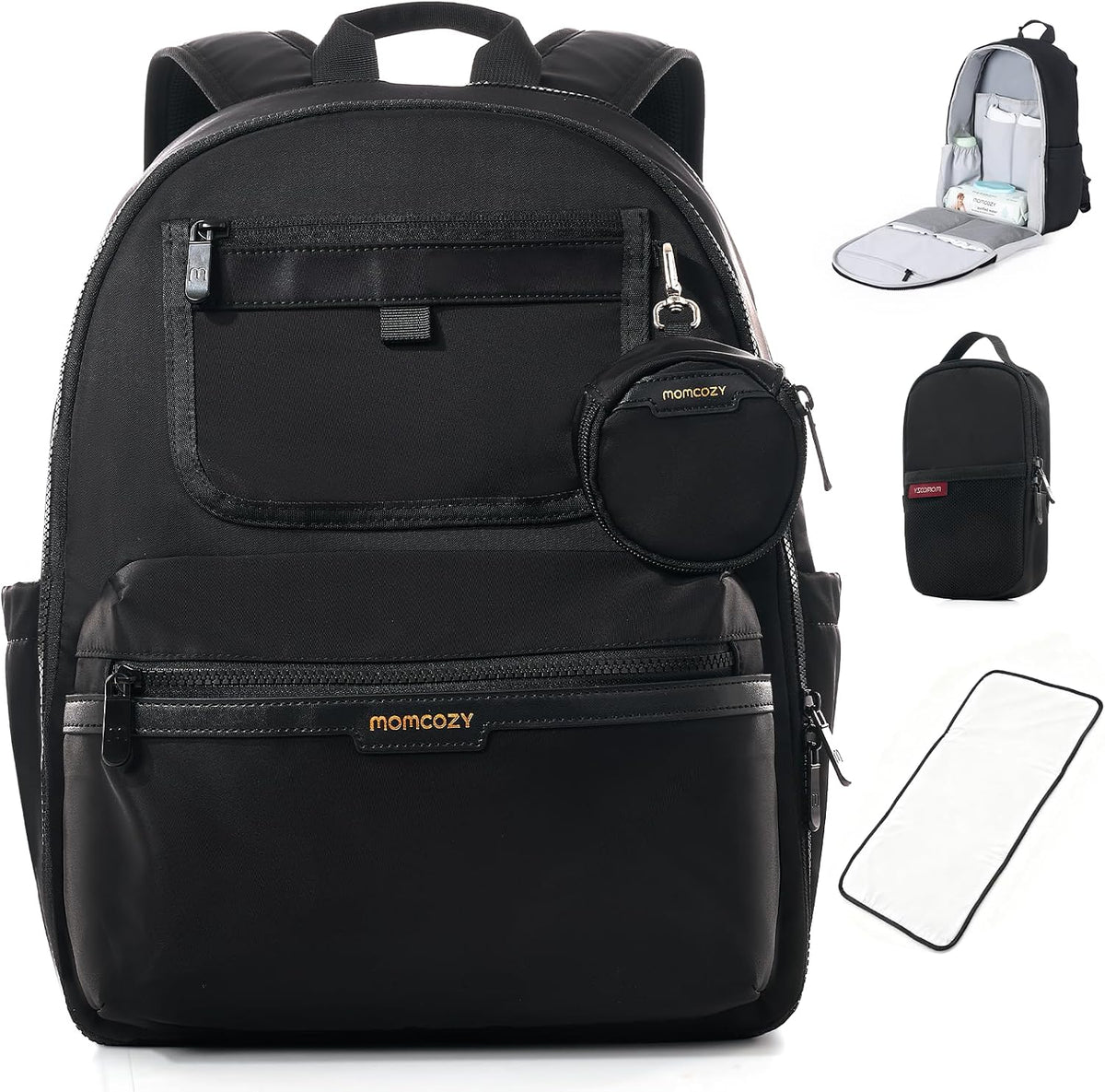 Diaper Bag Backpack for Travel & Work - Waterproof and Multi-Pocket