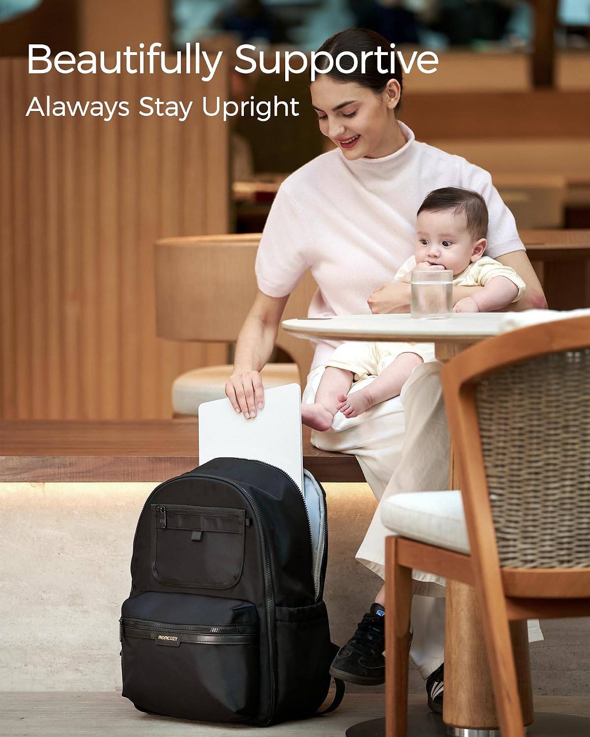 Diaper Bag Backpack for Travel & Work - Waterproof and Multi-Pocket