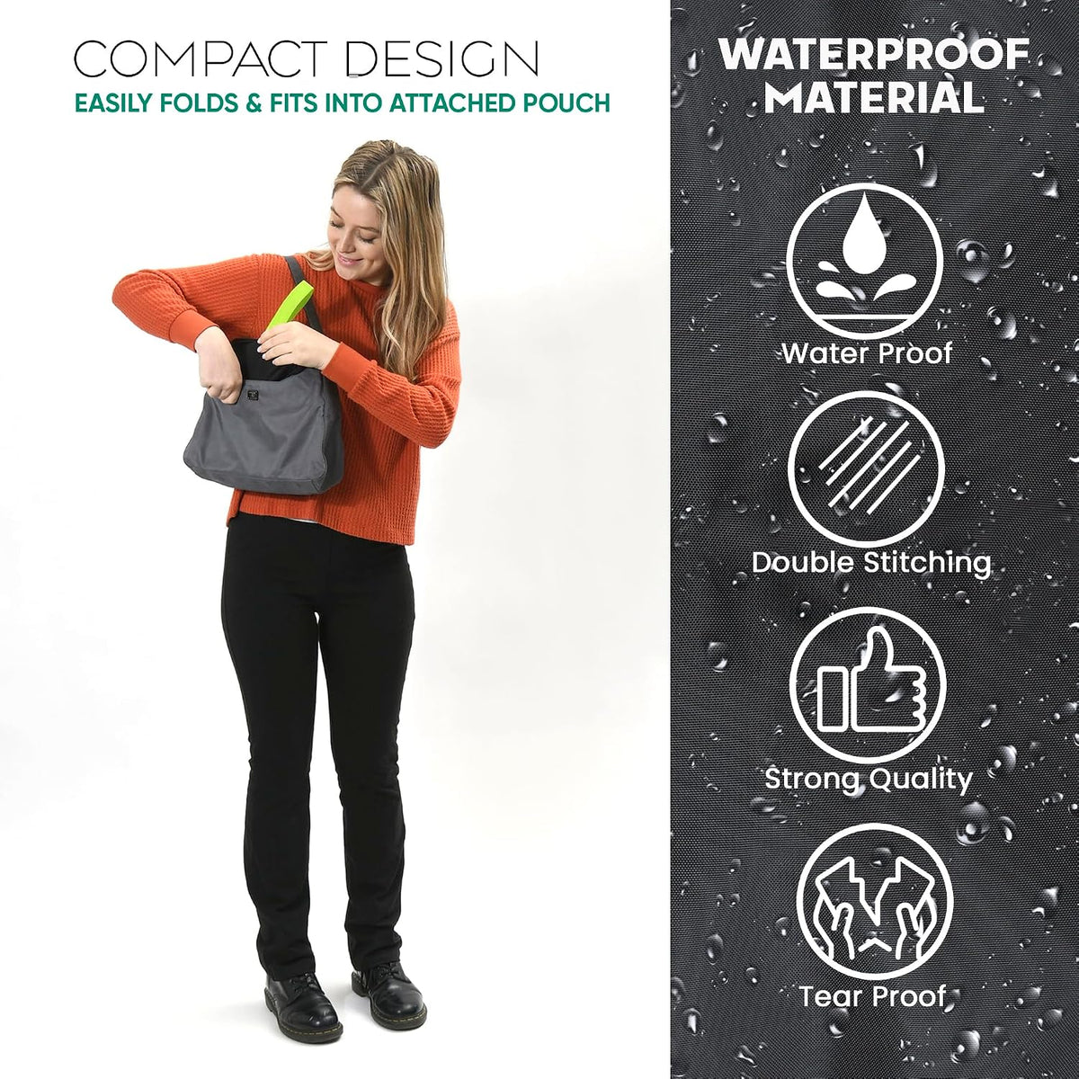 Booster Seat Travel Bag for Airplane, Blue, 17" H x 16.5" W x 9.5" D, Compatible with Gb Pockit Stroller and Most Boosters– Premium Waterproof Cover, Hand Bag Design, Durable Zipper