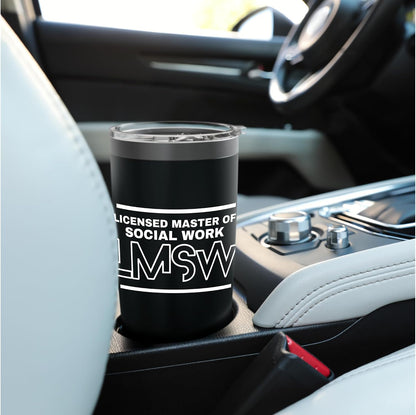 LMSW Social Worker Wellness and Support Stainless Steel Insulated Tumbler