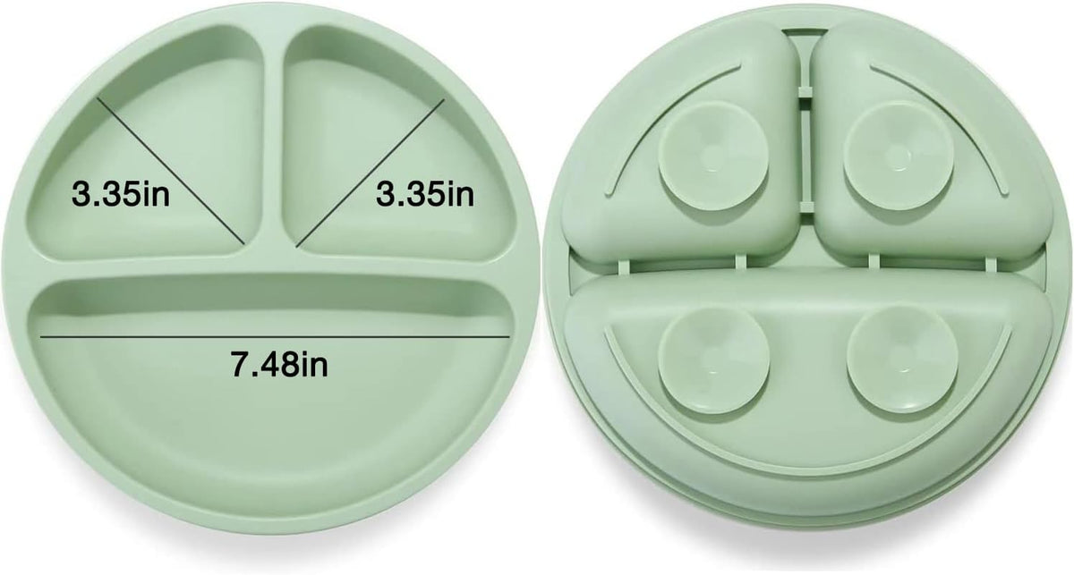Toddler Plates & Silicone Baby Bibs