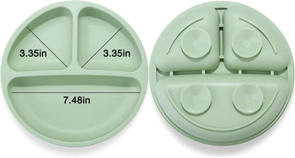 Toddler Plates & Silicone Baby Bibs